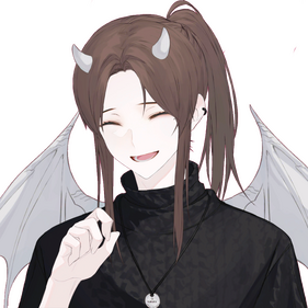 Picrew I made, one of the earliest iterations of my OC